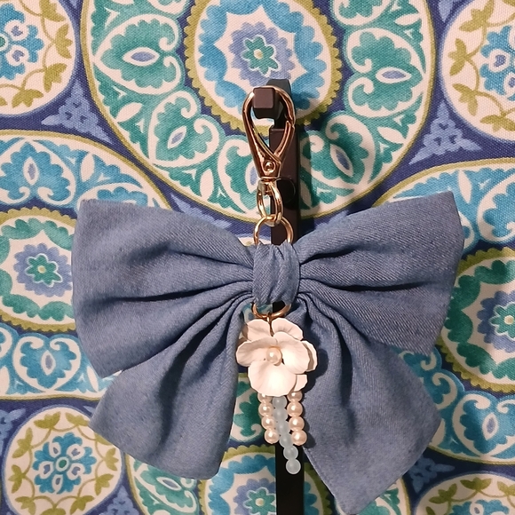 Purse Charm Set - Chain and Bow - Picture 7 of 8
